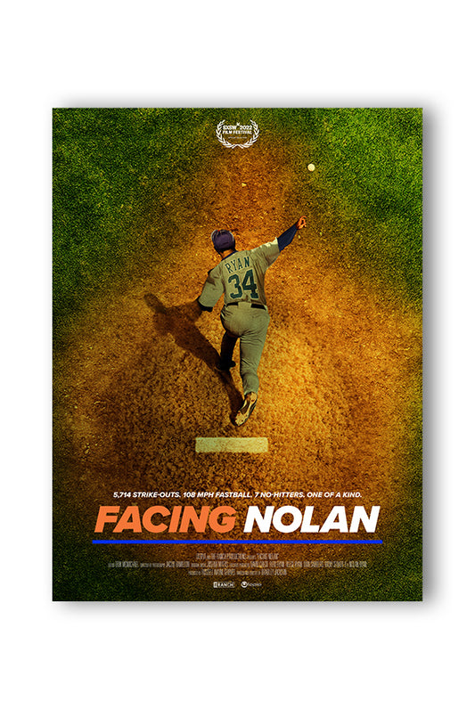 Texas Rangers Facing Nolan Poster